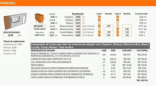 CalcMat PREMIUM - Planilha Calculdadora de Materiais